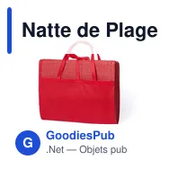 Natte de Plage Kassia personnalisable avec logo pour entreprises - Miniature 10