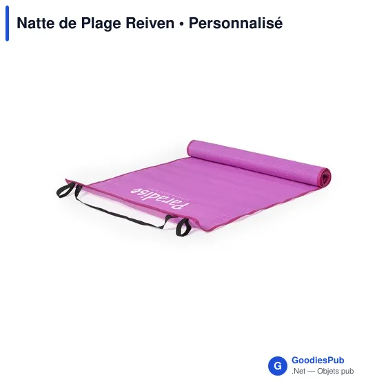 Natte de Plage personnalisable avec logo - Reiven - Image 4