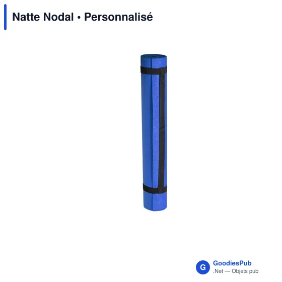 Tapis de yoga personnalisable avec logo - Natte Nodal - Image 7