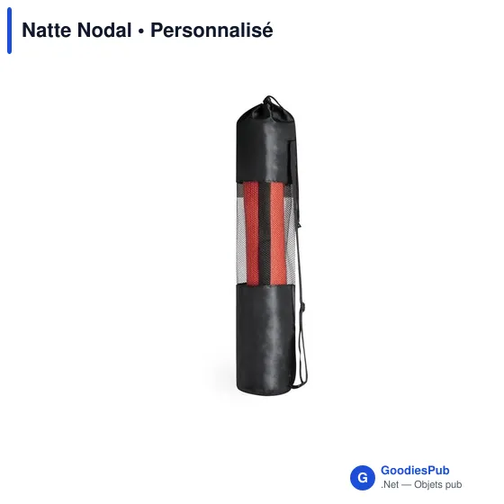 Tapis de yoga personnalisable avec logo - Natte Nodal - Image 10