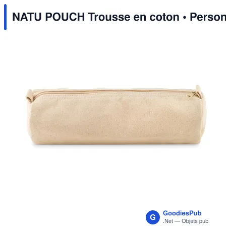 NATU POUCH Trousse en coton