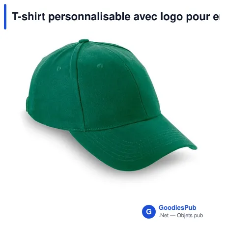 T-shirt personnalisable avec logo pour entreprise - modèle Natupro