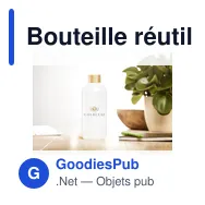Bouteille réutilisable personnalisable Natural Bottle 500 ml avec logo - Miniature 1