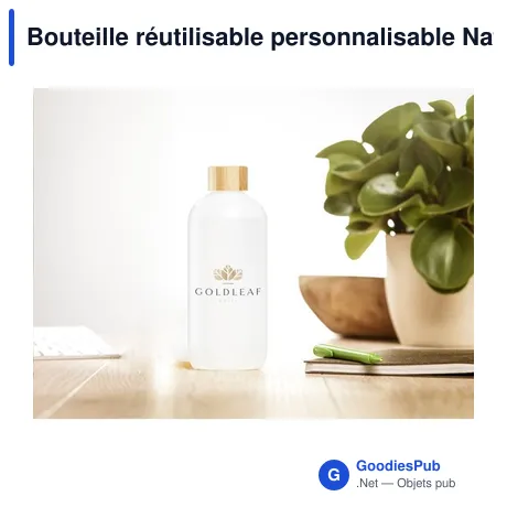 Bouteille réutilisable personnalisable Natural Bottle 500 ml avec logo