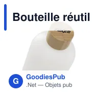 Bouteille réutilisable personnalisable Natural Bottle 500 ml avec logo - Miniature 2