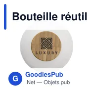 Bouteille réutilisable personnalisable Natural Bottle 500 ml avec logo - Miniature 3