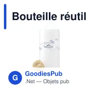 Bouteille réutilisable personnalisable Natural Bottle 500 ml avec logo - Miniature 6