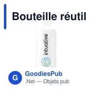 Bouteille réutilisable personnalisable Natural Bottle 500 ml avec logo - Miniature 7