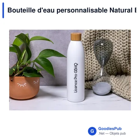 Bouteille d'eau personnalisable Natural Bottle Slim 500 ml avec logo