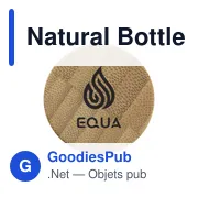 Bouteille d'eau personnalisable Natural Bottle Slim 500 ml avec logo - Miniature 4