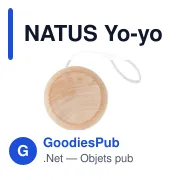 NATUS Yo-yo en bois - Miniature 1