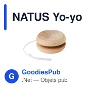 NATUS Yo-yo en bois - Miniature 2