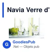 Verre à eau personnalisable Navia avec logo - 310 ml - Miniature 3