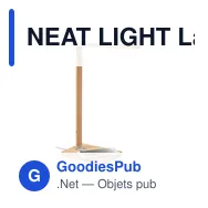 NEAT LIGHT Lampe et chargeur de bureau - Miniature 2