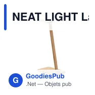 NEAT LIGHT Lampe et chargeur de bureau - Miniature 3