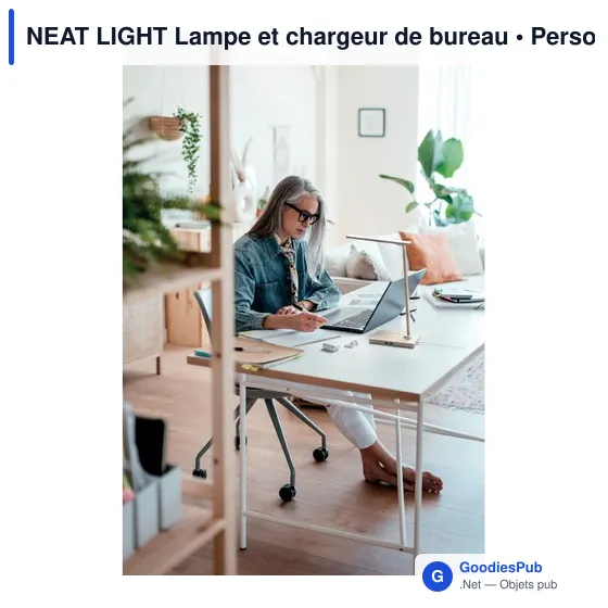 NEAT LIGHT Lampe et chargeur de bureau - Image 4