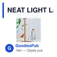 NEAT LIGHT Lampe et chargeur de bureau - Miniature 5