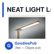 NEAT LIGHT Lampe et chargeur de bureau - Miniature 6