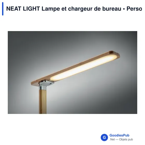 NEAT LIGHT Lampe et chargeur de bureau - Image 6