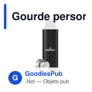 Gourde personnalisable en acier inoxydable recyclé avec logo - Nebraska RCS - Miniature 7