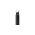 Variante noir - Gourde personnalisable en acier inoxydable recyclé avec logo - Nebraska RCS