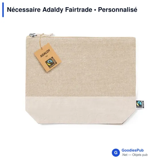 Nécessaire de beauté personnalisable Adaldy avec logo entreprise - Image 1