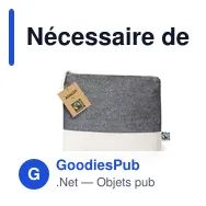 Nécessaire de beauté personnalisable Adaldy avec logo entreprise - Miniature 2