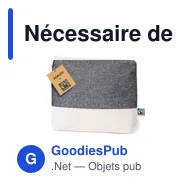 Nécessaire de beauté personnalisable Adaldy avec logo entreprise - Miniature 3