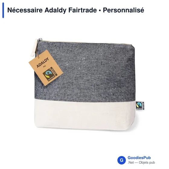 Nécessaire de beauté personnalisable Adaldy avec logo entreprise - Image 3