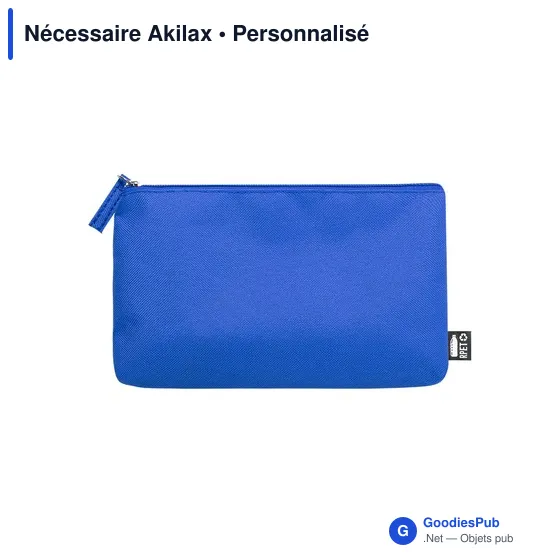 Trousse de toilette personnalisable Akilax avec logo - Image 1