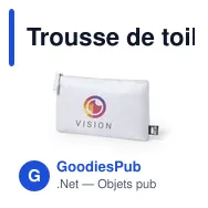 Trousse de toilette personnalisable Akilax avec logo - Miniature 11