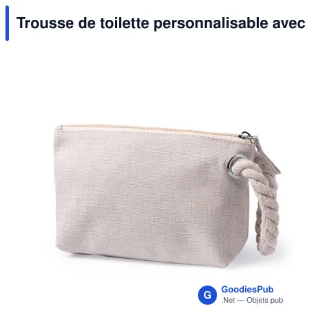 Trousse de toilette personnalisable avec logo - Nécessaire Babit