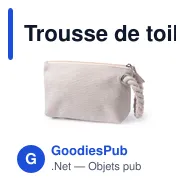 Trousse de toilette personnalisable avec logo - Nécessaire Babit - Miniature 2