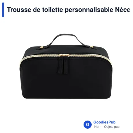Trousse de toilette personnalisable Nécessaire Brinix avec logo