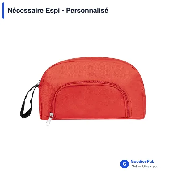 Trousse de toilette personnalisable avec logo - Nécessaire Espi - Image 1