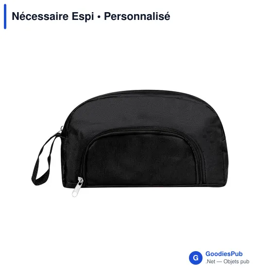 Trousse de toilette personnalisable avec logo - Nécessaire Espi - Image 4