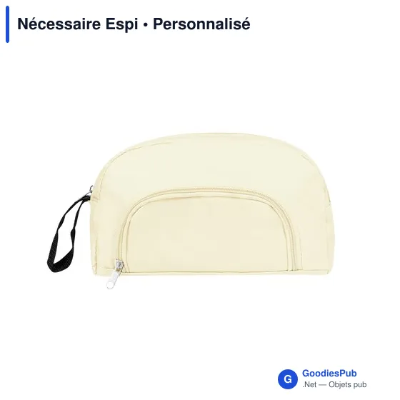 Trousse de toilette personnalisable avec logo - Nécessaire Espi - Image 7