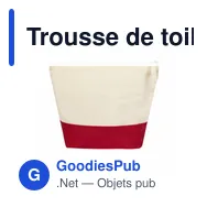 Trousse de toilette personnalisable Lendil avec logo - Miniature 11