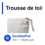 Trousse de toilette personnalisable Lendil avec logo - Miniature 12