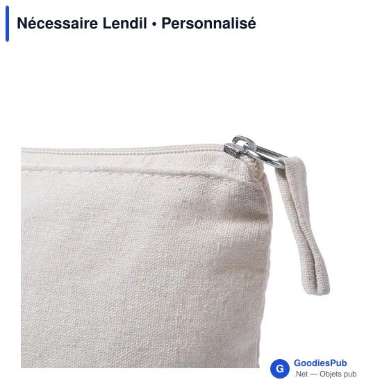 Trousse de toilette personnalisable Lendil avec logo - Image 12