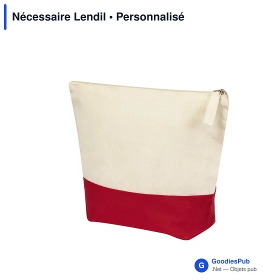 Trousse de toilette personnalisable Lendil avec logo - Image 10
