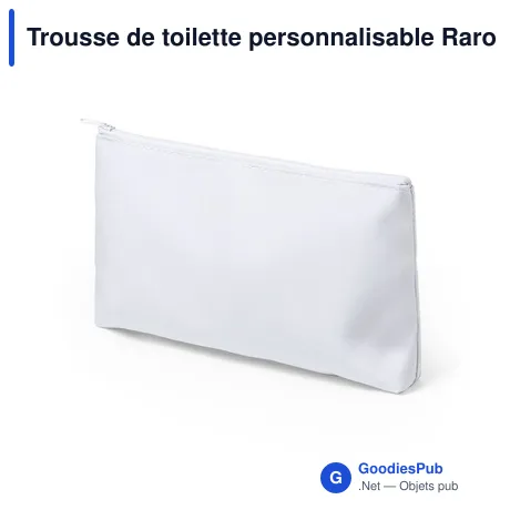 Trousse de toilette personnalisable Rarox avec logo