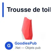 Trousse de toilette personnalisable Rarox avec logo - Miniature 3