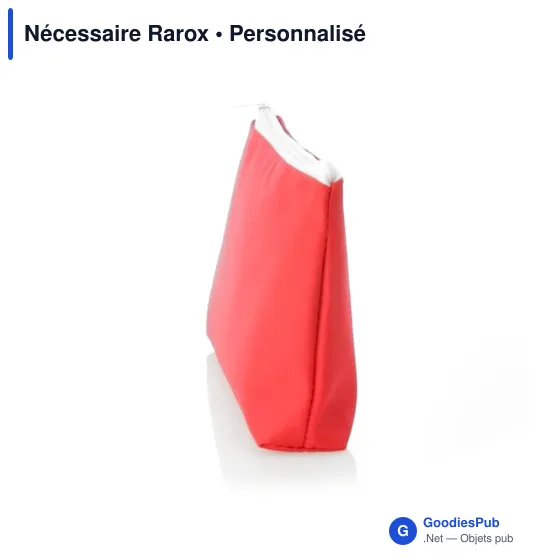 Trousse de toilette personnalisable Rarox avec logo - Image 3