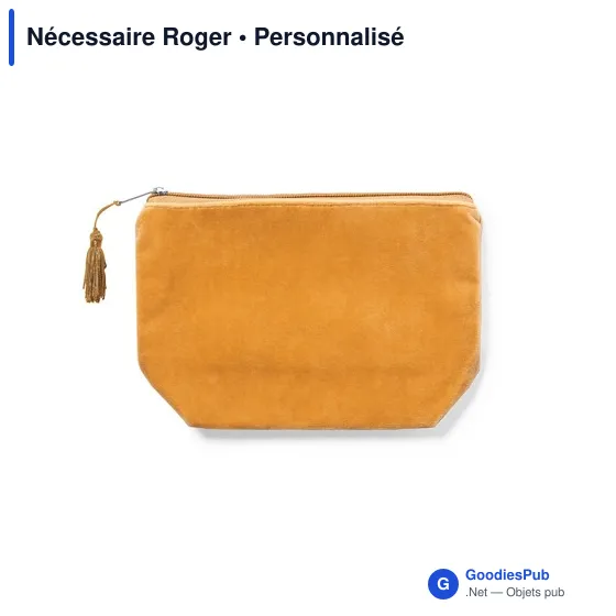 Nécessaire de toilette personnalisable avec logo - Roger - Image 5
