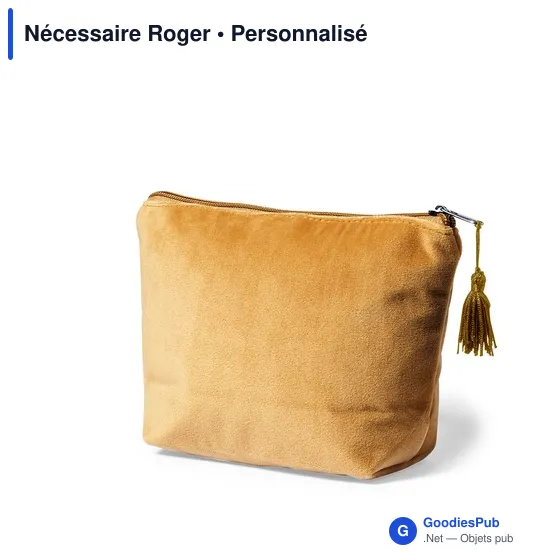Nécessaire de toilette personnalisable avec logo - Roger - Image 6