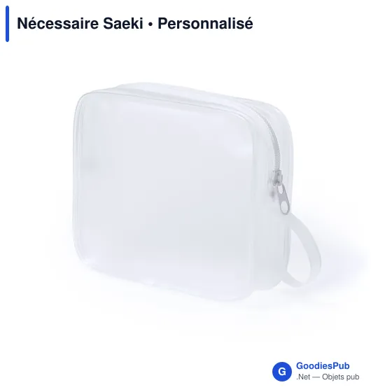 Nécessaire Saeki personnalisable avec logo pour entreprise - Image 2