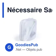 Nécessaire Saeki personnalisable avec logo pour entreprise - Miniature 3