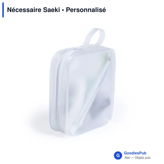 Nécessaire Saeki personnalisable avec logo pour entreprise - Image 3