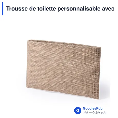 Trousse de toilette personnalisable avec logo - Nécessaire Singla
